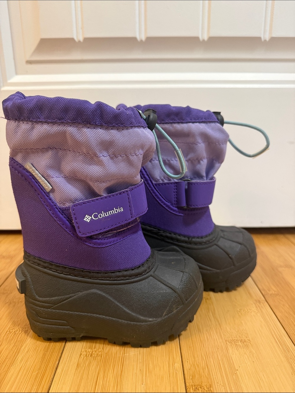 Columbia Kids' Purple Winter Boots with Black Soles